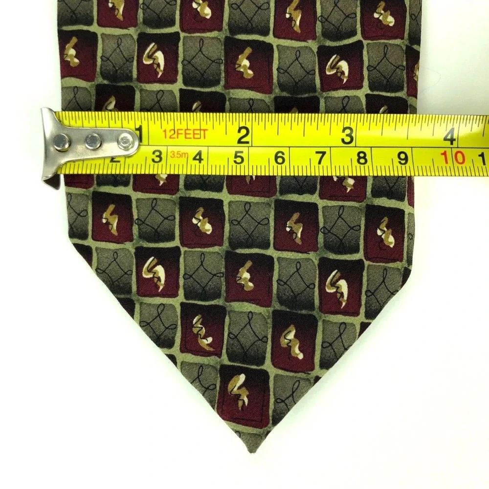 J Garcia Tie Big Bird Breaking Through Collection 20 Silk L57 W3.5 Made In Korea